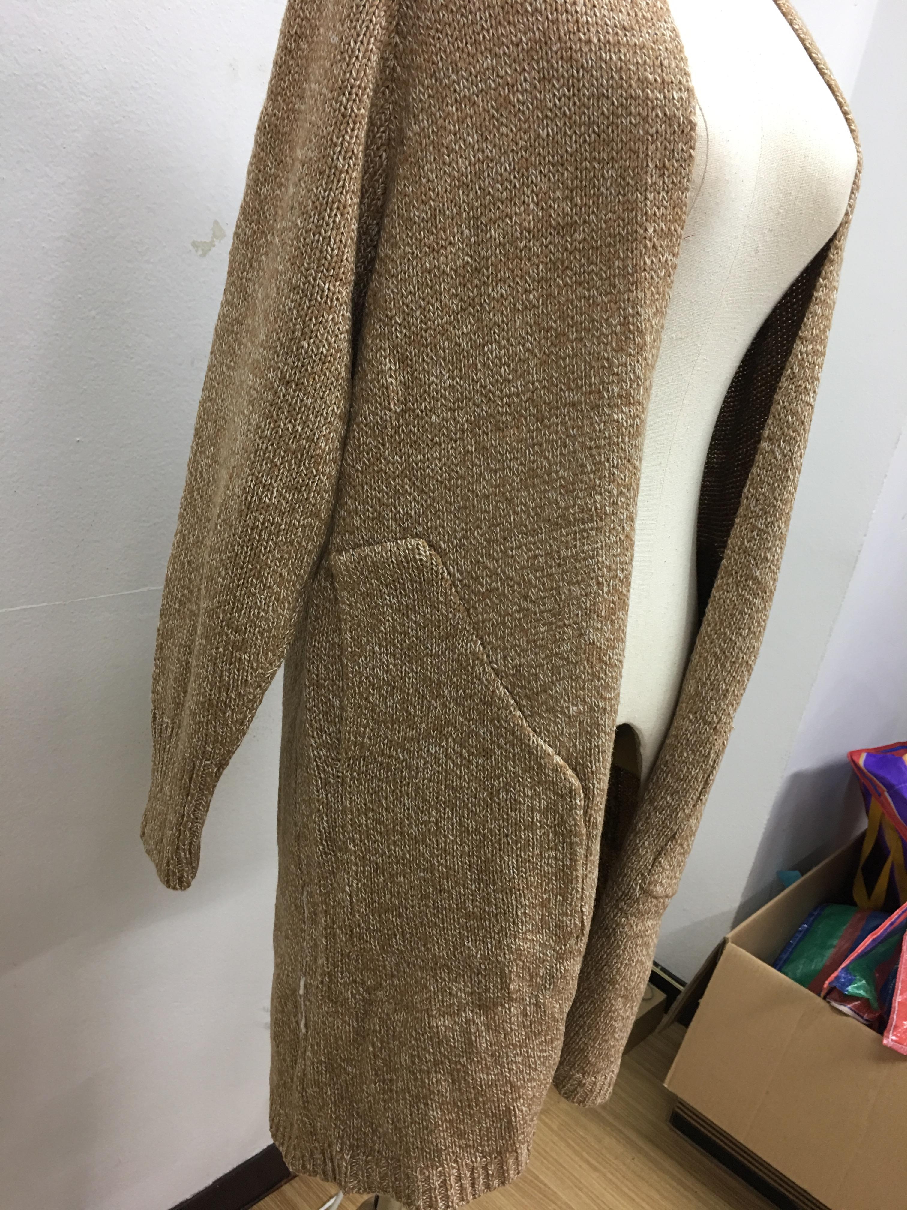 เสื้อคลุมกันหนาว ไหมพรม พร้อมส่ง เรียบหรู