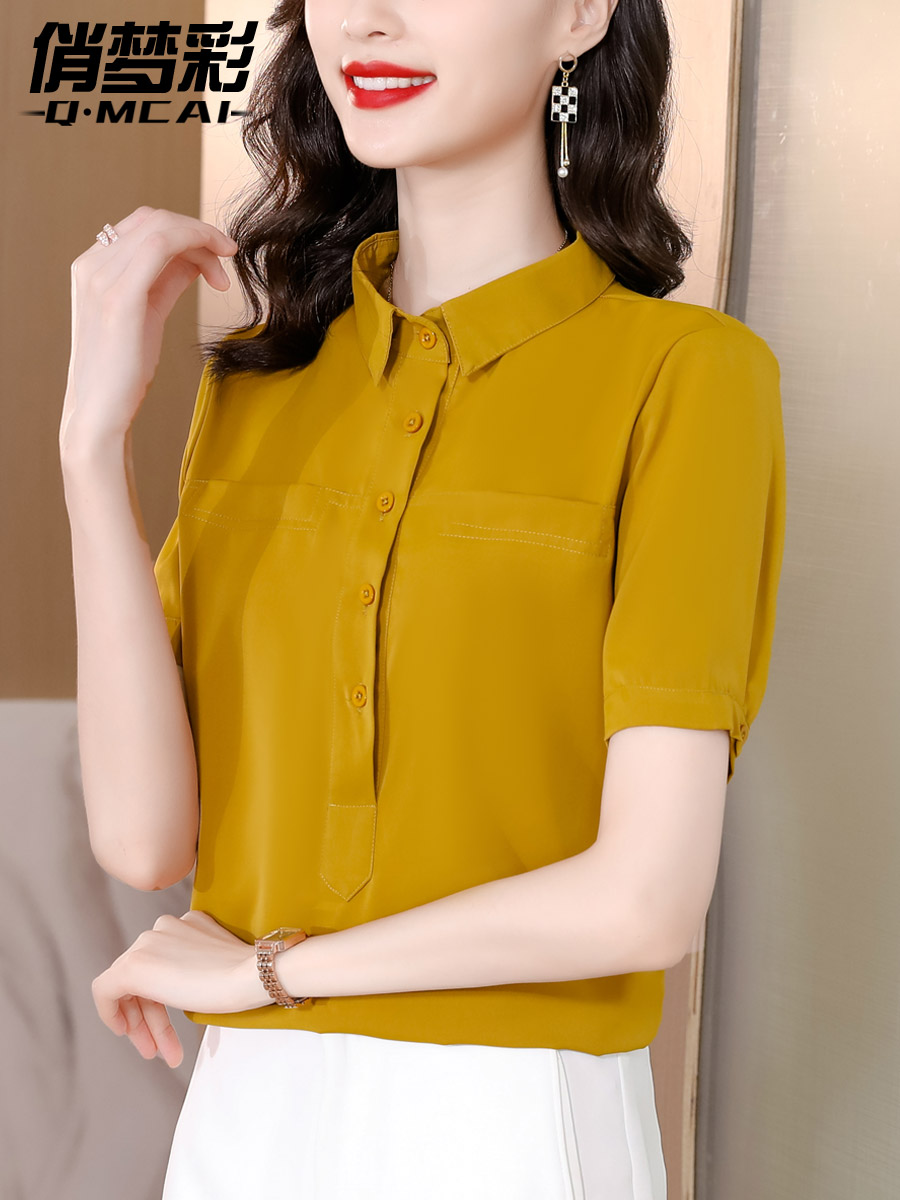 เสื้อชีฟอง เสื้อแฟชั่นสุภาพสตรีวัยผู้ใหญ่ มีไซต์ อก34นิ้ว-43นิ้ว
