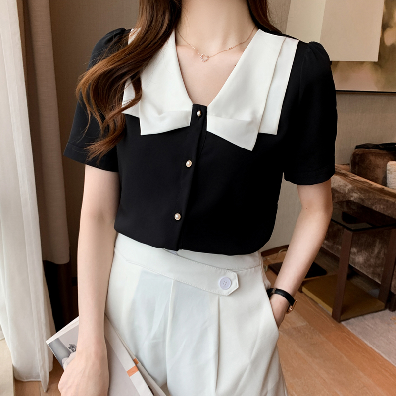 เสื้อเชิ้ตผู้หญิงแขนยาว เสื้อเชิ้ตผู้หญิงใส่ทํางาน 390 บาทต่อชิ้น ฟรีค่าจัดส่ง