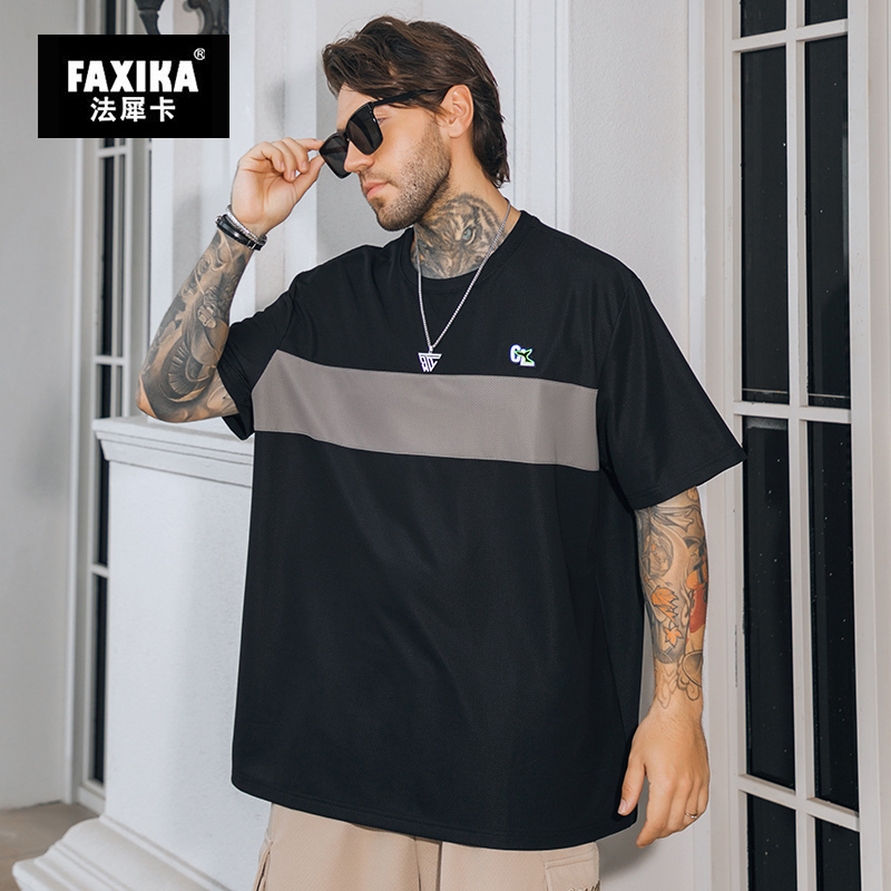 เสื้อยืดผู้ชายอ้วน S-5XL(อกเสื้อ39-51นิ้ว)
