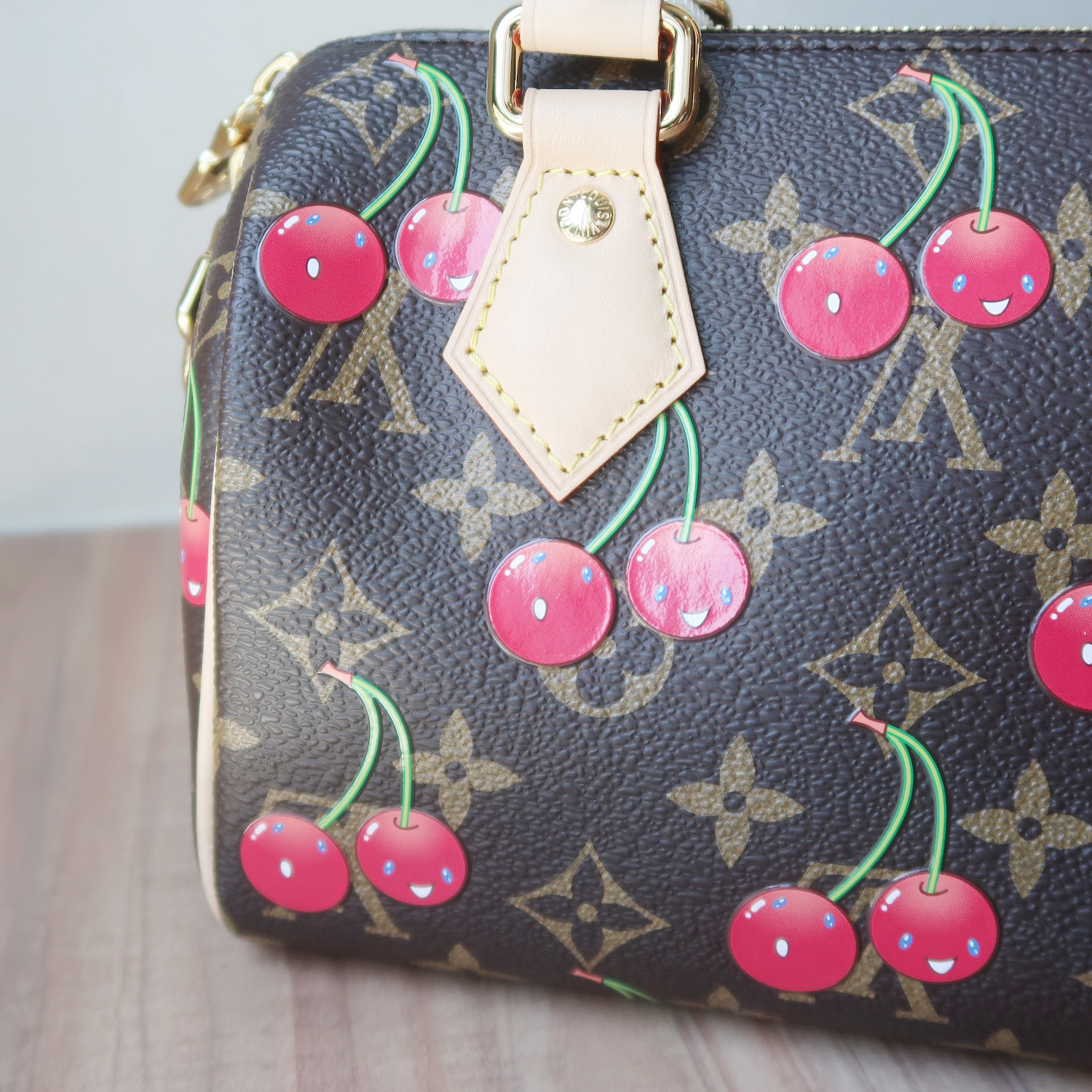 Louis Vuitton X Murakami Monogram Cherry Speedy 20 Ban"