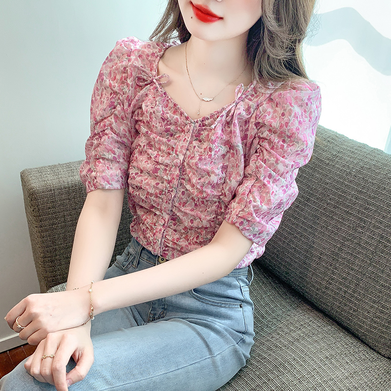 เสื้อเชิ้ตผู้หญิงแขนยาว เสื้อเชิ้ตผู้หญิงใส่ทํางาน 390 บาทต่อชิ้น ฟรีค่าจัดส่ง