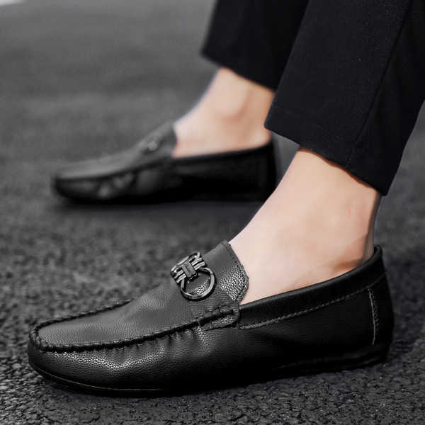 รองเท้าโลฟเฟอร์ชาย รองเท้าผู้ชาย รองเท้าแฟชั่นชาย รองเท้าหนังผู้ชาย Men Loafer Slip-On Shoes