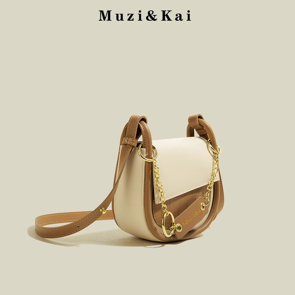 กระเป๋าสะพายข้างผู้หญิง กระเป๋าสะพายสไตล์เกาหลี By Muzi&Kai