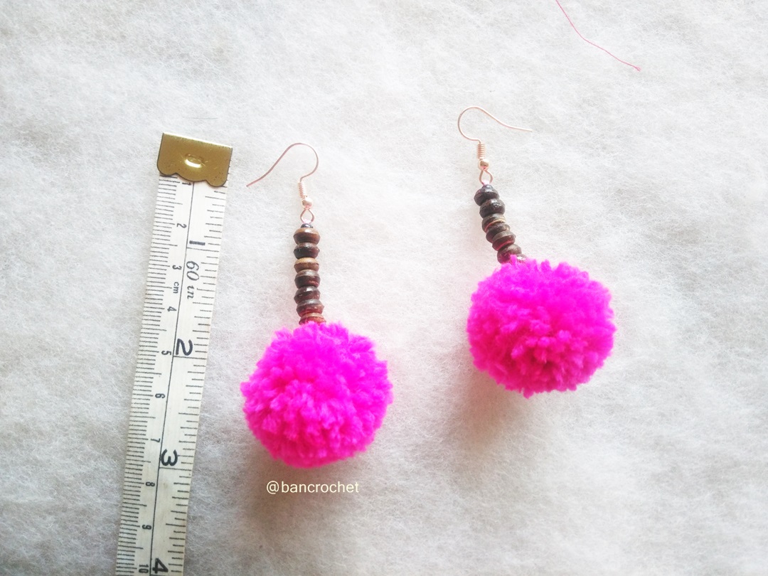 ต่างหูถักโครเชต์ crochet earrings