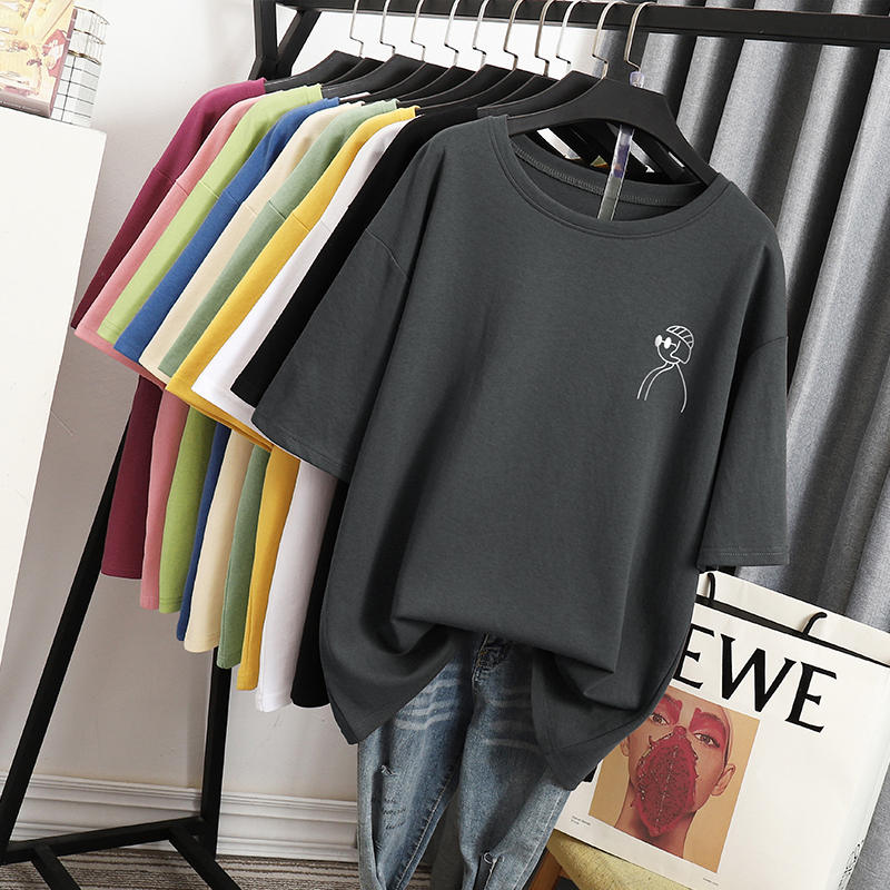 เสื้อโอเวอร์ไซส์เกาหลี เสื้อยืดพลัสไซส์ เสื้อยืดคนอ้วน เสื้อยืดโอเวอร์ไซส์ผู้หญิง