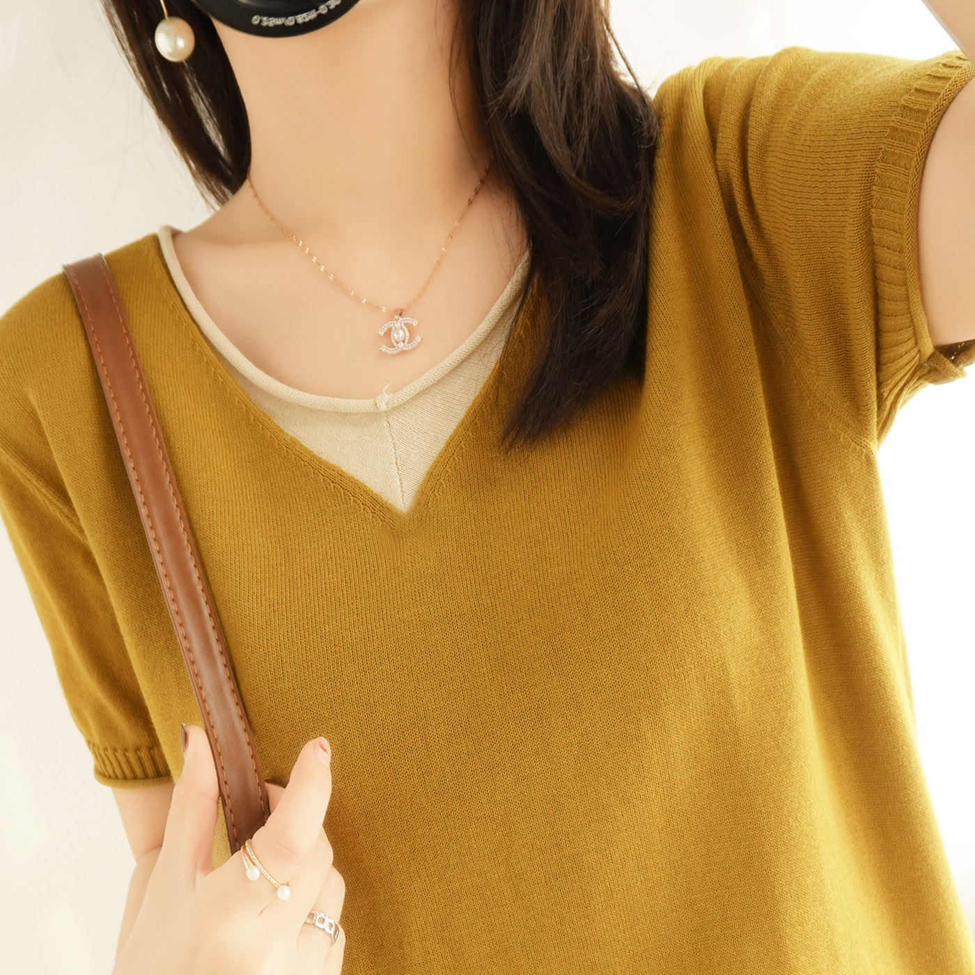 เสื้อไหมพรม เสื้อไหมพรมแขนยาว