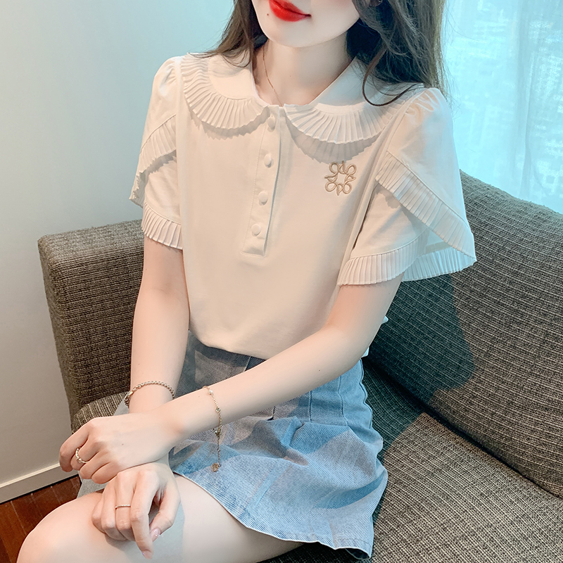 เสื้อผ้าวัยรุ่นเกาหลี เสื้อยืดวัยรุ่นผู้หญิง มีขนาด S M L XL