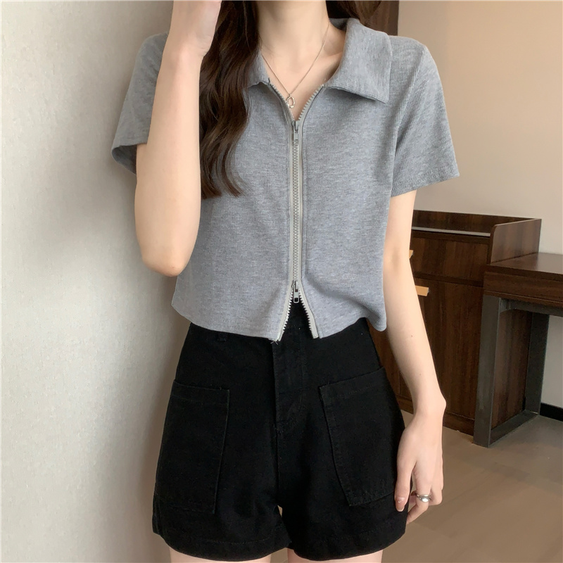 เสื้อผ้าวัยรุ่นเกาหลี เสื้อยืดวัยรุ่นผู้หญิง มีขนาด S M L XL