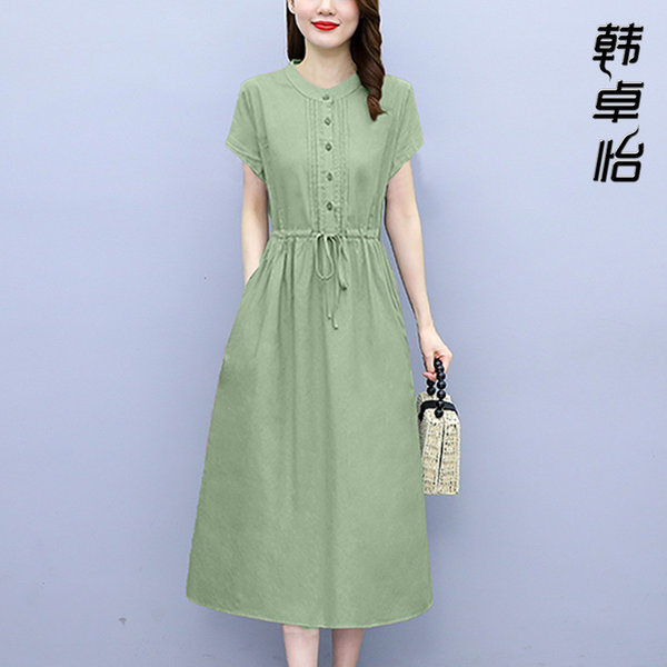 เดรสวัยผู้ใหญ่40-60ปี เดรสคุณแม่ ชุดเดรสทำงานวัยผู้ใหญ่ แบรนด์ MAMA DRESS