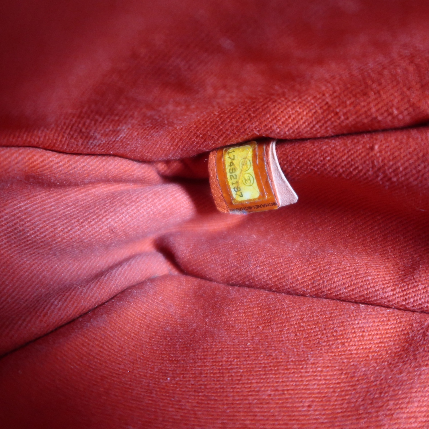 Chanel Red Perforated Calfskin Small Up In The Air Flap