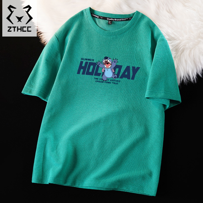 เสื้อยืดผู้ชายอ้วน S-6XLน้ำหนักผู้สวม40-135กิโลกรัมใส่ได้ ส่งฟรี