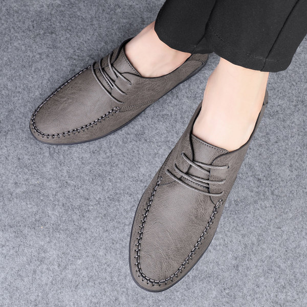 รองเท้าหนังผู้ชาย มีไซส์39-44 รองเท้าโลฟเฟอร์ชาย Slip-On Shoes