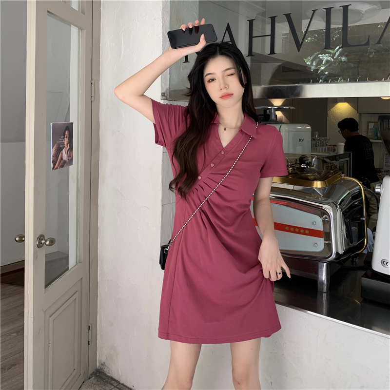 เดรสวัยรุ่น-เดรสคนอ้วนวัยรุ่น L-4XL(อก38-46 นิ้ว)