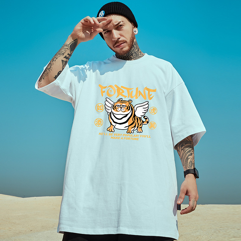 เสื้อยืดผู้ชายอ้วน S-5XL(อกเสื้อ39-51นิ้ว)