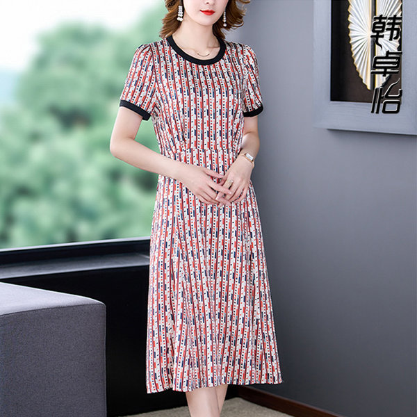 เดรสวัยผู้ใหญ่40-60ปี เดรสคุณแม่ ชุดเดรสทำงานวัยผู้ใหญ่ แบรนด์ MAMA DRESS