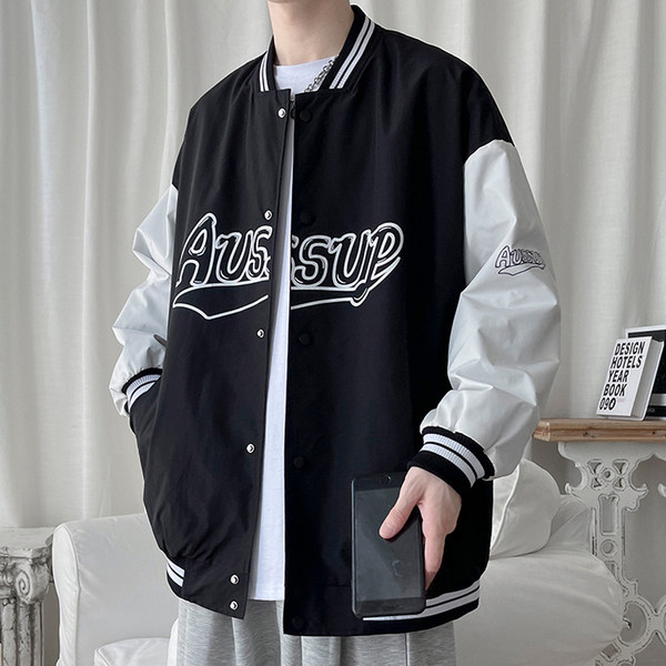 เสื้อแจ็คเก็ตเบสบอล เสื้อคลุม เสื้อแขนยาวสไตล์เกาหลี