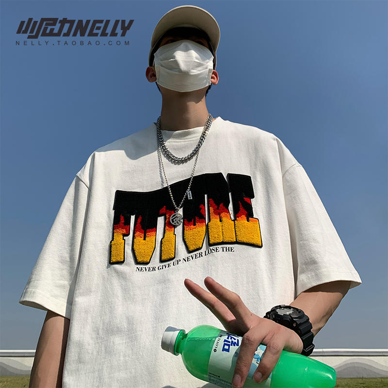 เสื้อยืดคอกลม ผู้ชาย เสื้อยืดผู้ชายเกาหลี เสื้อยืดเกาหลี แบรนด์ NELLY
