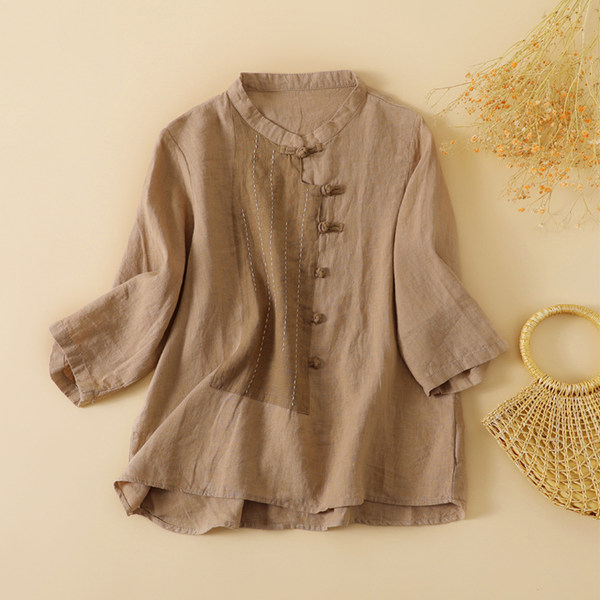 เสื้อลินิน แบบเสื้อสวยๆ เสื้อผ้าฝ้ายลินิน เสื้อเชิ้ตผ้าลินิน BY LININ