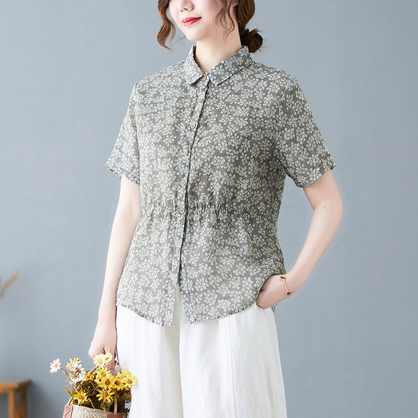 เสื้อลินิน แบบเสื้อสวยๆ เสื้อผ้าฝ้ายลินิน เสื้อเชิ้ตผ้าลินิน BY LININ