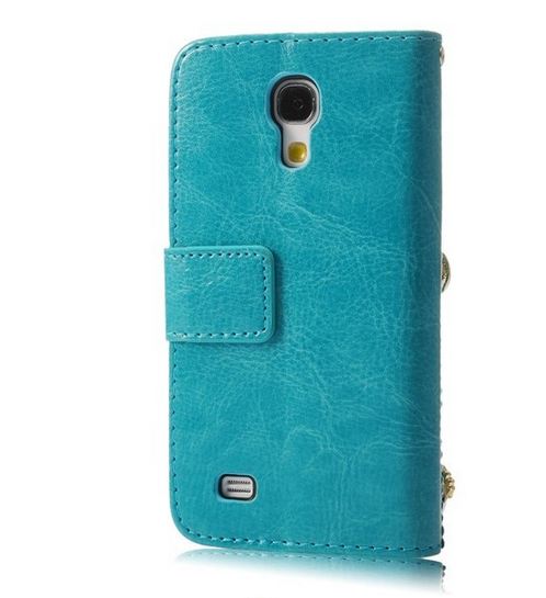 เคส Samsung Galaxy S4 mini i9190 เคส Diy แบบ ฝาเปิดปิด Filp cas เคส 3 D แต่งคริสตัล โทนสีฟ้า รูป ผีเสื้อ ราตรี เคสเว่อร์ ๆ 755953