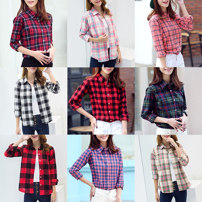 เสื้อเชิ้ต ลายสก็อต สวยๆ