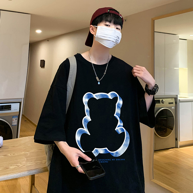 เสื้อยืดผู้ชายอ้วน M-5XL