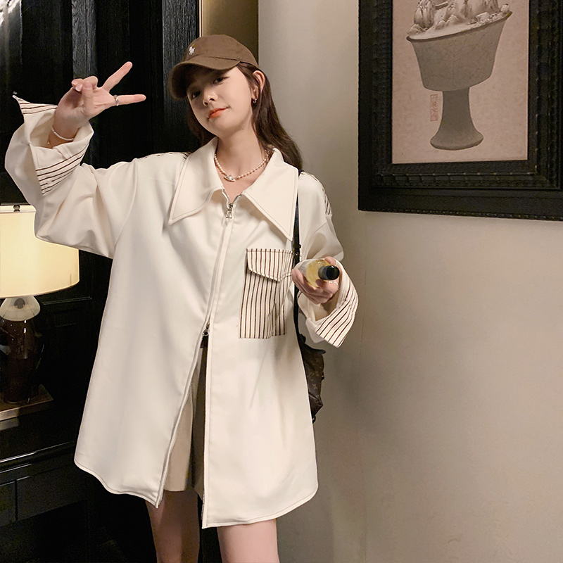เสื้อโค้ท เสื้อโค้ทกันหนาว เสื้อโค้ทใส่เที่ยวต่างประเทศ ยี่ห้อ: Qianziqian