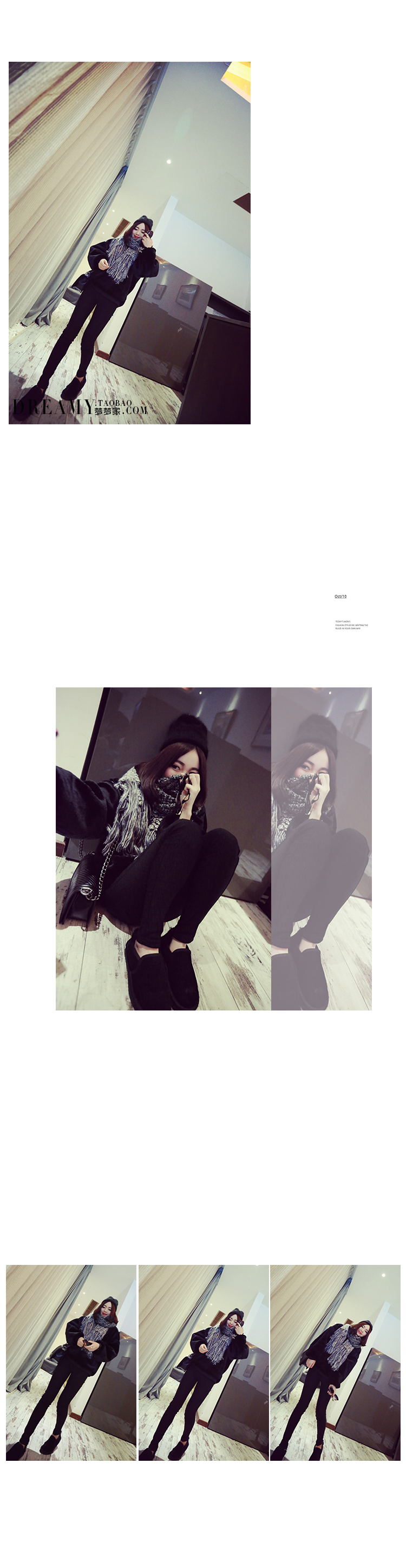 เสื้อแขนยาว ขนแมวนุ่มๆ มีซับใน ทั้งอุ่นทั้งนุ่ม พร้อมส่งเลยจ้า