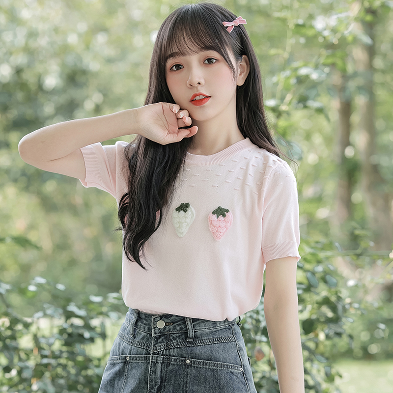 เสื้อผ้าวัยรุ่นเกาหลี เสื้อยืดวัยรุ่นผู้หญิง มีขนาด S M L XL