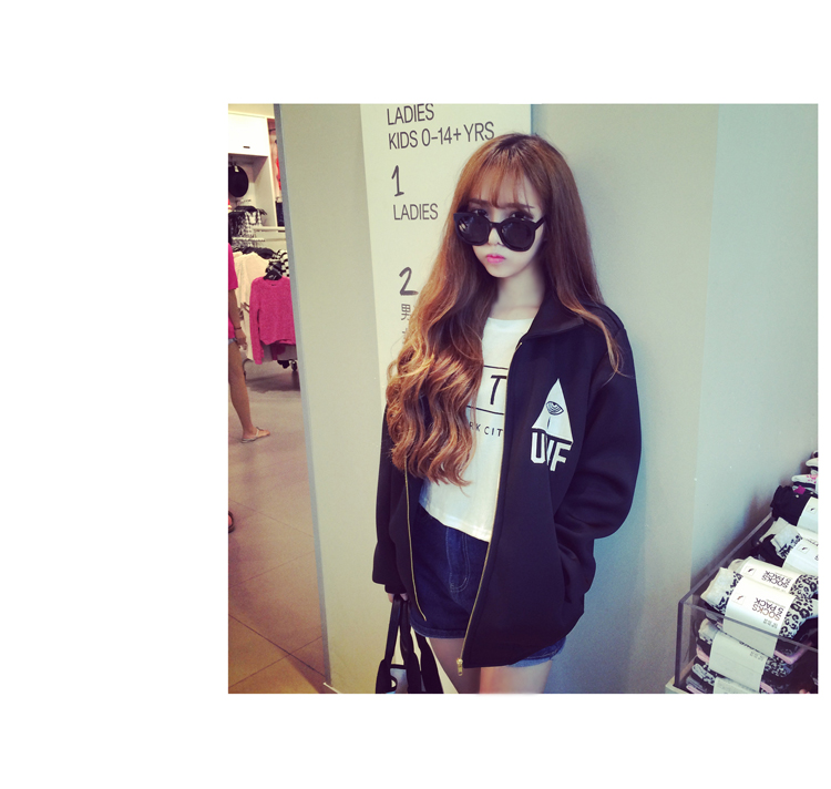 เสื้อคลุมเบสบอล ทรงสวยสีดำ ปักลายเท่ๆ พร้อมส่ง same pic