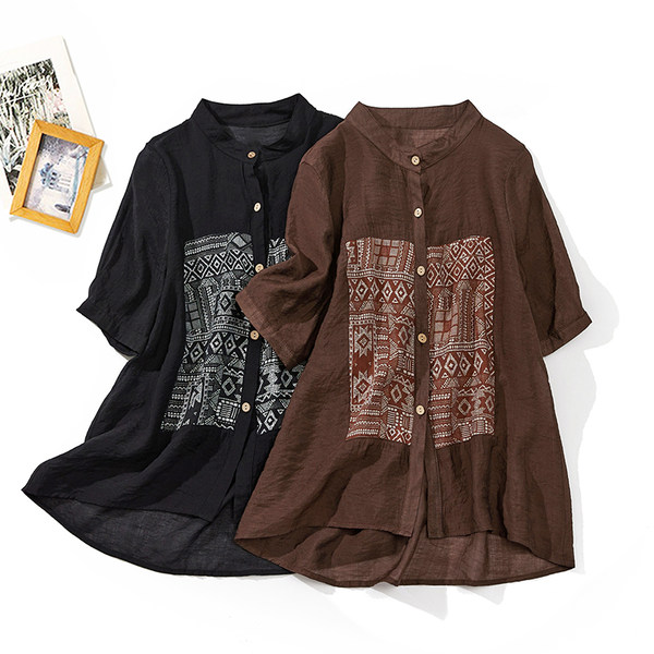 เสื้อลินิน แบบเสื้อสวยๆ เสื้อผ้าฝ้ายลินิน เสื้อเชิ้ตผ้าลินิน BY LININ