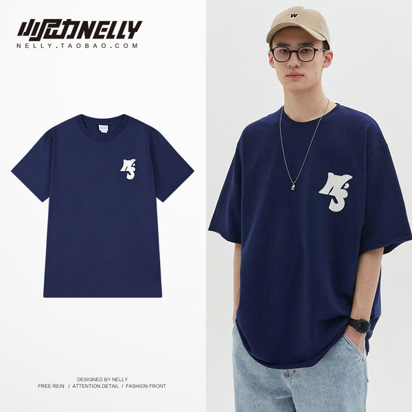 เสื้อยืดคอกลม ผู้ชาย เสื้อยืดผู้ชายเกาหลี เสื้อยืดเกาหลี แบรนด์ NELLY