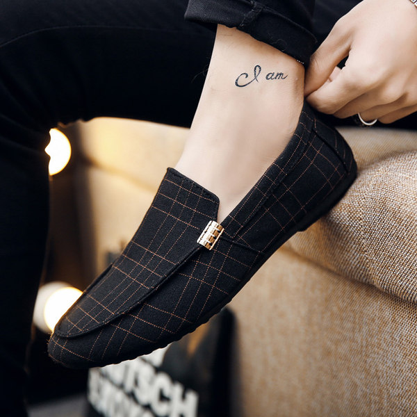 รองเท้าโลฟเฟอร์ชาย รองเท้าผู้ชาย รองเท้าแฟชั่นชาย รองเท้าหนังผู้ชาย Men Loafer Slip-On Shoes