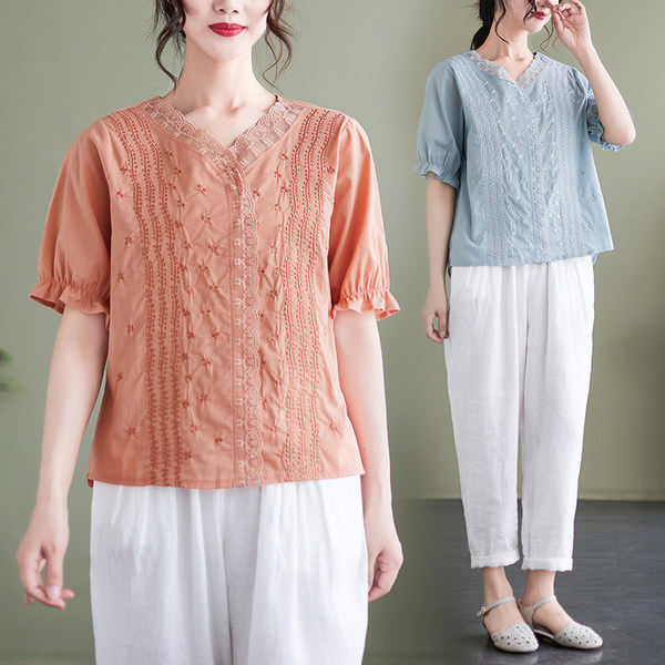 เสื้อลินิน เสื้อผ้าฝ้ายลินิน เสื้อเชิ้ตผ้าลินิน