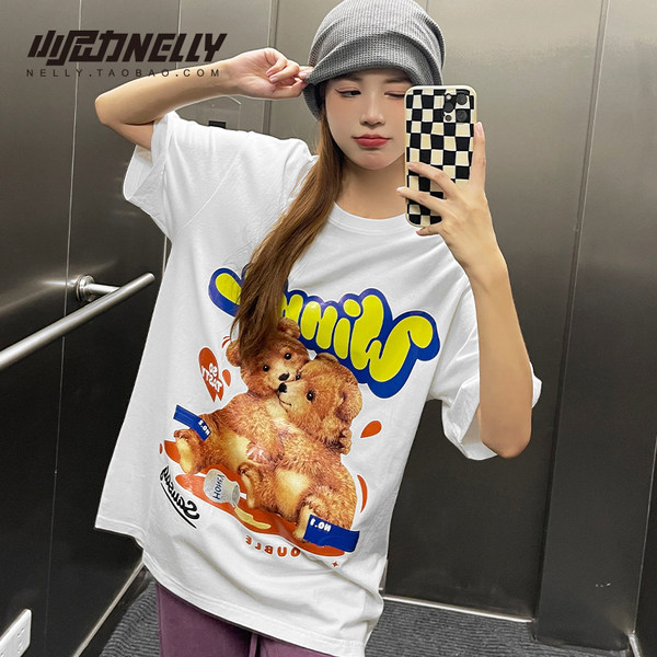 เสื้อยืดคอกลม ผู้ชาย เสื้อยืดผู้ชายเกาหลี เสื้อยืดเกาหลี แบรนด์ NELLY
