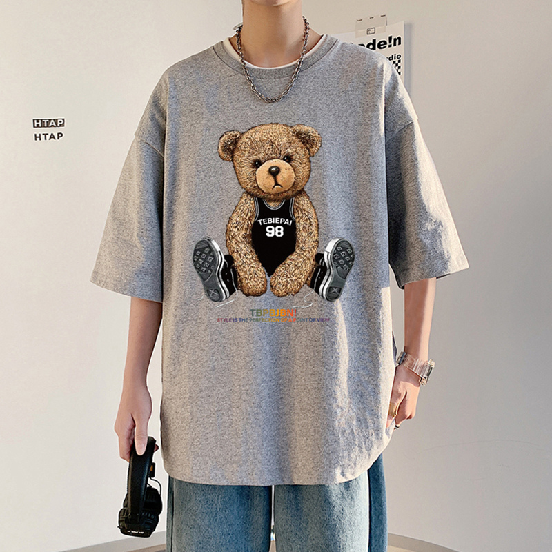 เสื้อยืดผู้ชายอ้วน M-5XL