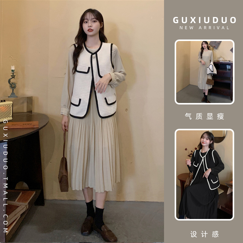 เดรสแขนสั้นมีไซส์L-4XLอก38-47นิ้ว