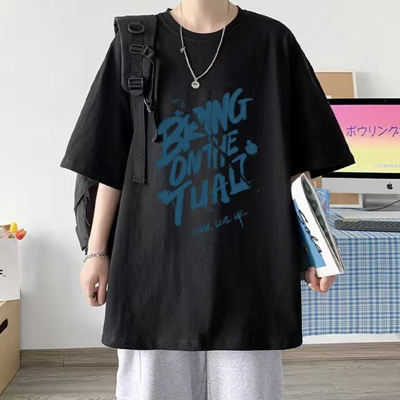 เสื้อยืดผู้ชายอ้วน S-5XL(อกเสื้อ39-51นิ้ว)