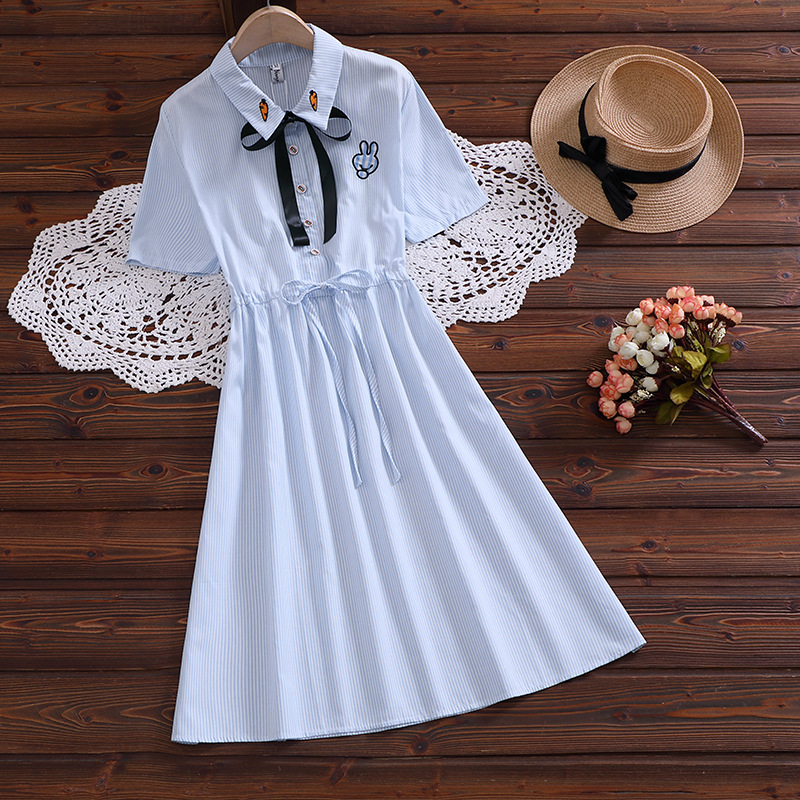 เสื้อผ้าเด็กวัยรุ่น ประมาณ12-17ปี เสื้อสไตล์ญี่ปุ่น Mori Girl สไตล์สดใสน่ารักคิกขุ Mori Girl