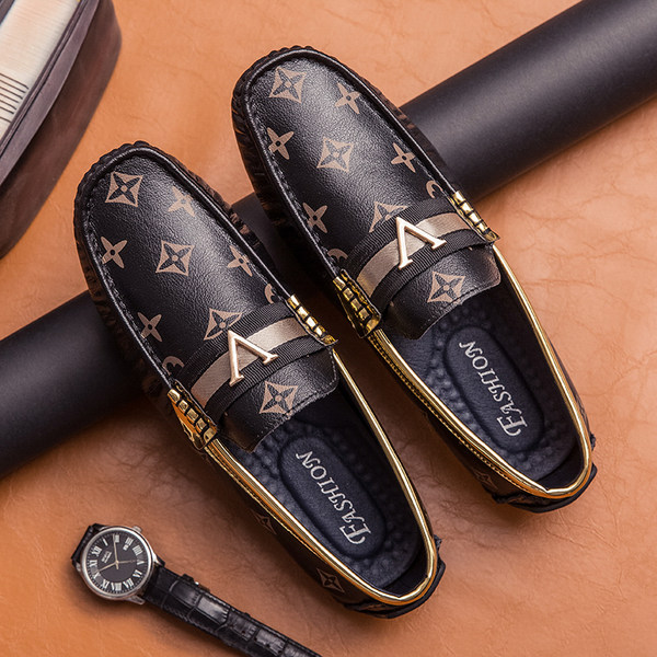 รองเท้าหนังผู้ชาย มีไซส์39-44 รองเท้าโลฟเฟอร์ชาย Slip-On Shoes