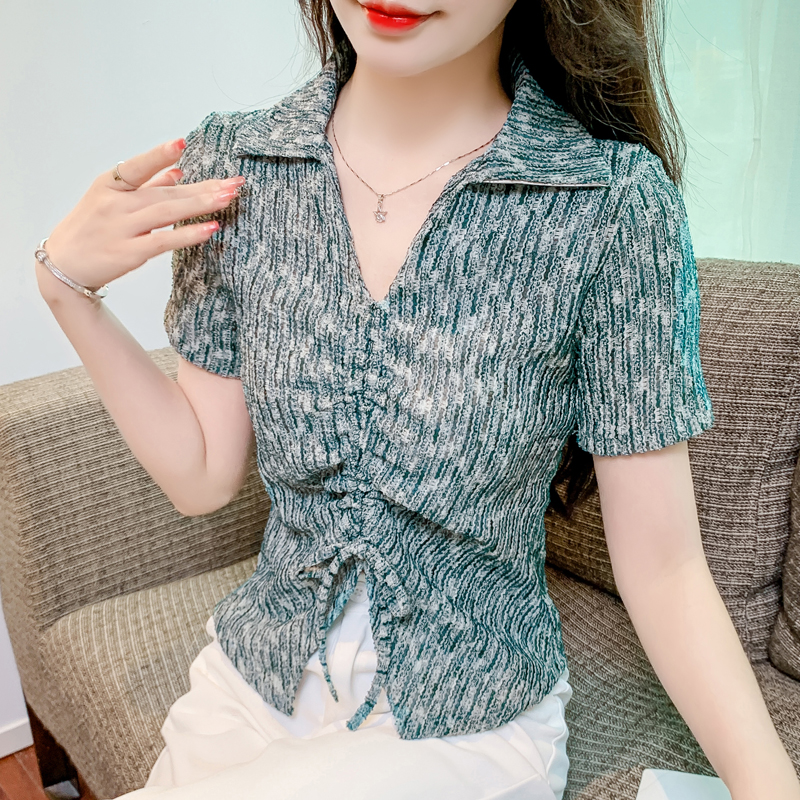 เสื้อผ้าวัยรุ่นเกาหลี เสื้อยืดวัยรุ่นผู้หญิง มีขนาด S M L XL