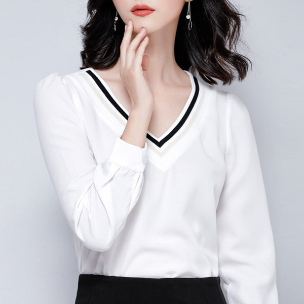 เสื้อชีฟองเกาหลี เสื้อชีฟองสวยๆ