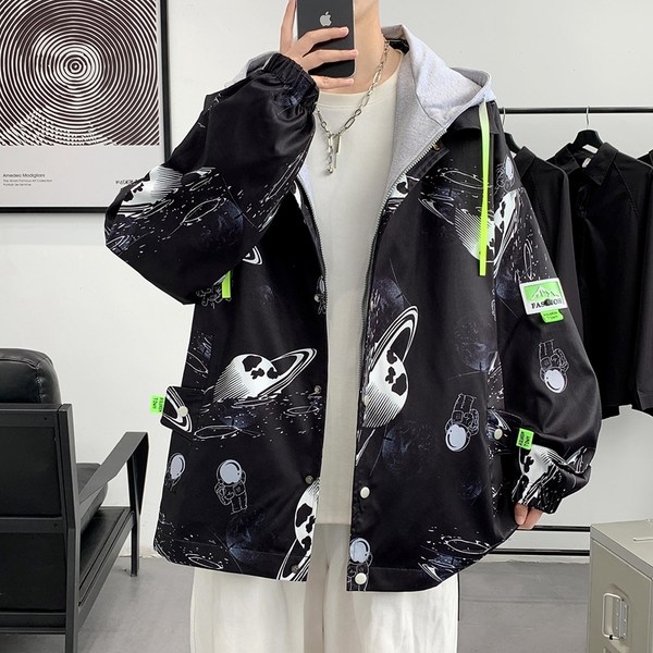 เสื้อแจ็คเก็ตเบสบอล เสื้อคลุม เสื้อแขนยาวสไตล์เกาหลี
