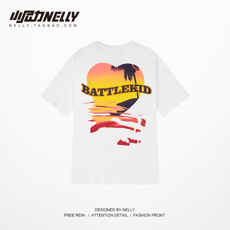 เสื้อยืดคอกลม ผู้ชาย เสื้อยืดผู้ชายเกาหลี เสื้อยืดเกาหลี แบรนด์ NELLY
