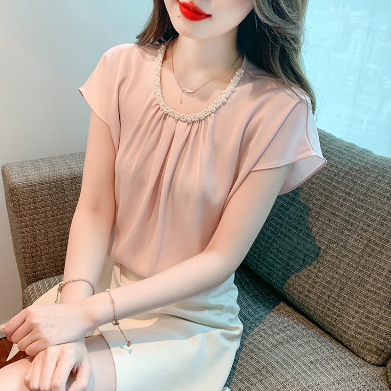เสื้อเชิ้ตผู้หญิงแขนยาว เสื้อเชิ้ตผู้หญิงใส่ทํางาน 390 บาทต่อชิ้น ฟรีค่าจัดส่ง