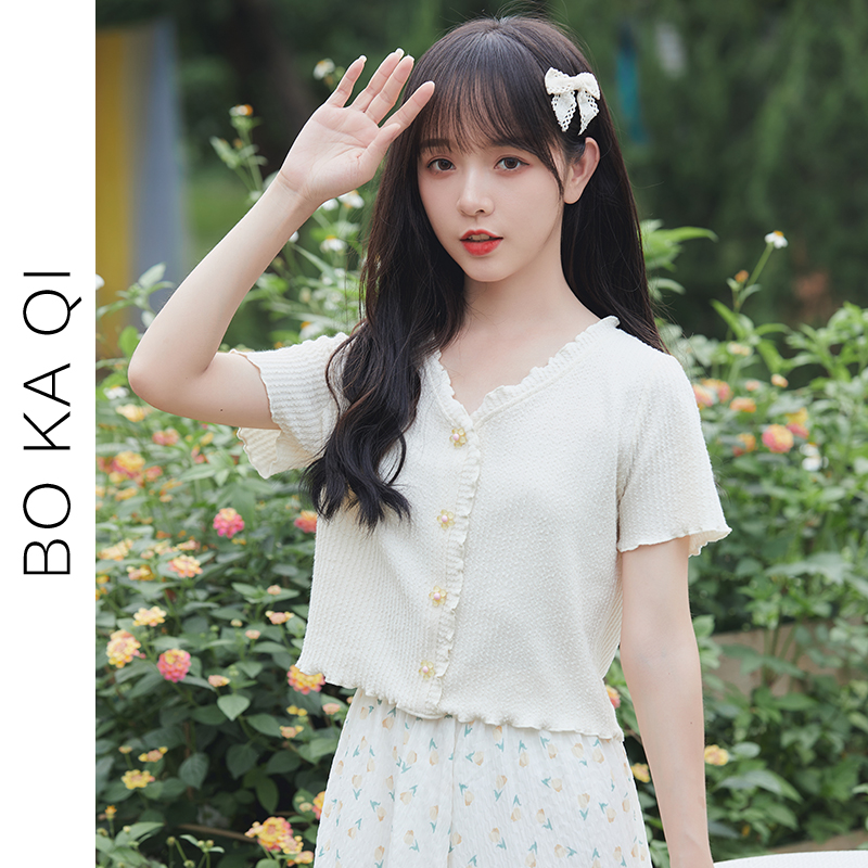 เสื้อผ้าวัยรุ่นเกาหลี เสื้อยืดวัยรุ่นผู้หญิง มีขนาด S M L XL