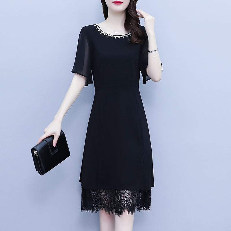 เดรสคนอ้วน เดรสสาวอวบ ชุดเดรสคนอ้วนวัยรุ่น BY PLUS SIZE Girl
