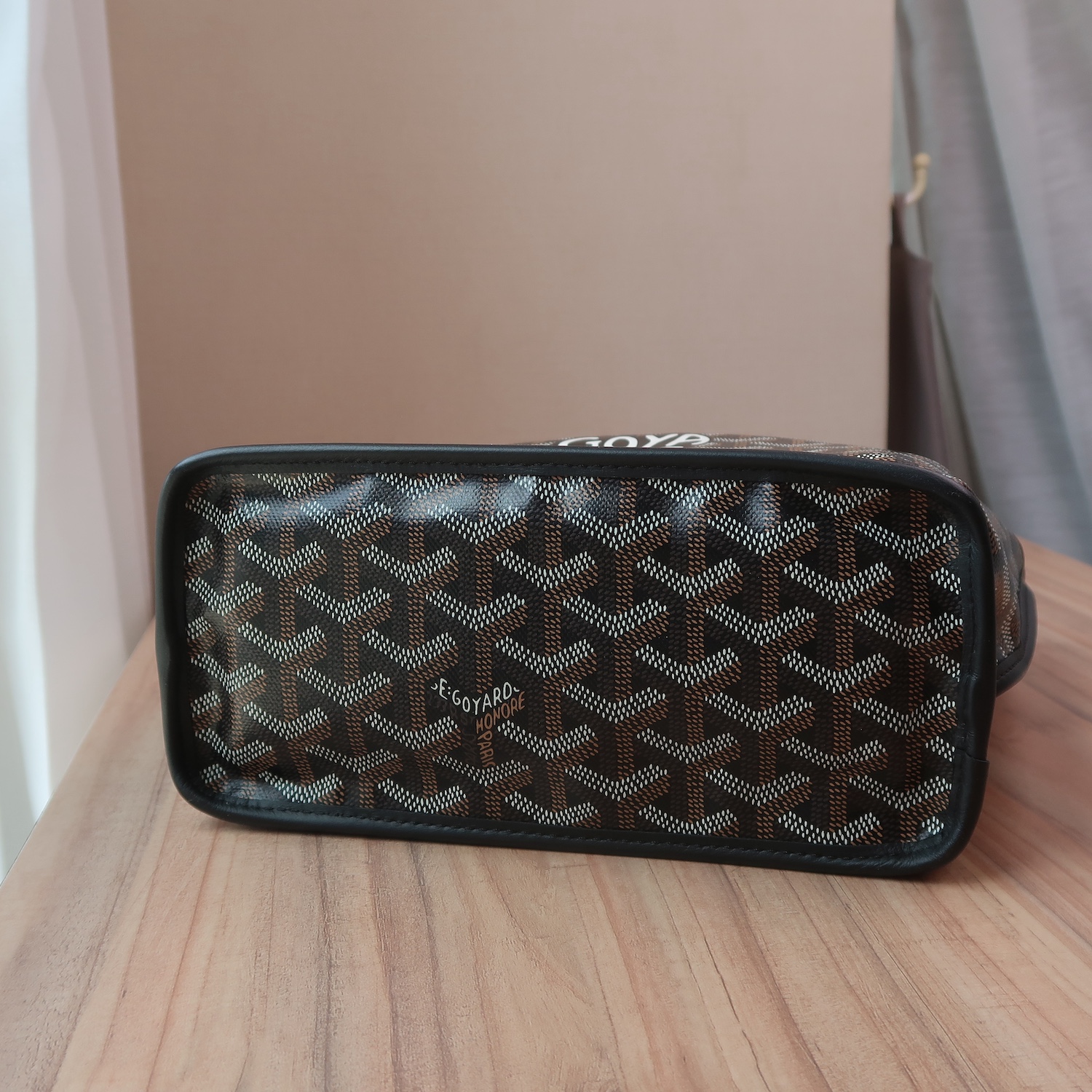 Goyard Black Monogram Heart Anjou Mini Bag (Full Set 2024)