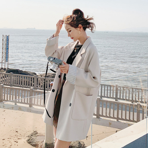 เสื้อโค้ท เสื้อโค้ทกันหนาว เสื้อโค้ทใส่เที่ยวต่างประเทศ ยี่ห้อ: Qianziqian